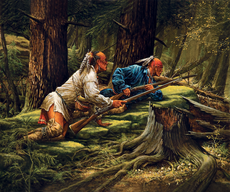 IMAGES OF WOODLAND INDIAN ARTWORK